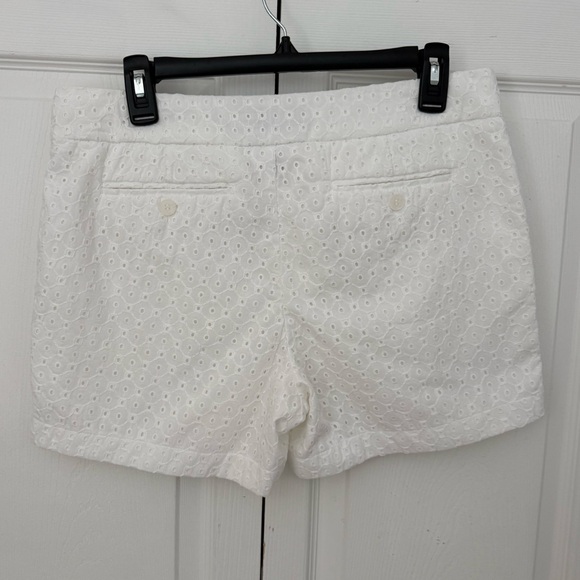 Cynthia Rowley White Cotton Eyelet Shorts size 8 Summer Chic - Picture 7 of 13